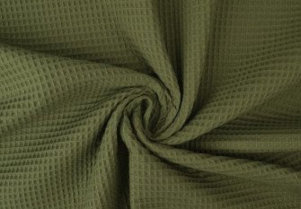 Waffle fabric Khaki