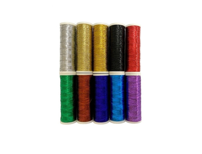 Metallic yarn 60m | 11 colours