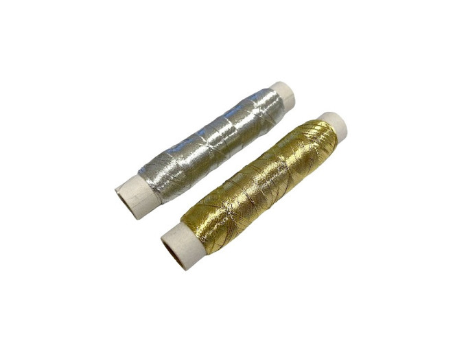 Metalizuoti siūlai 100m | 2 spalvos