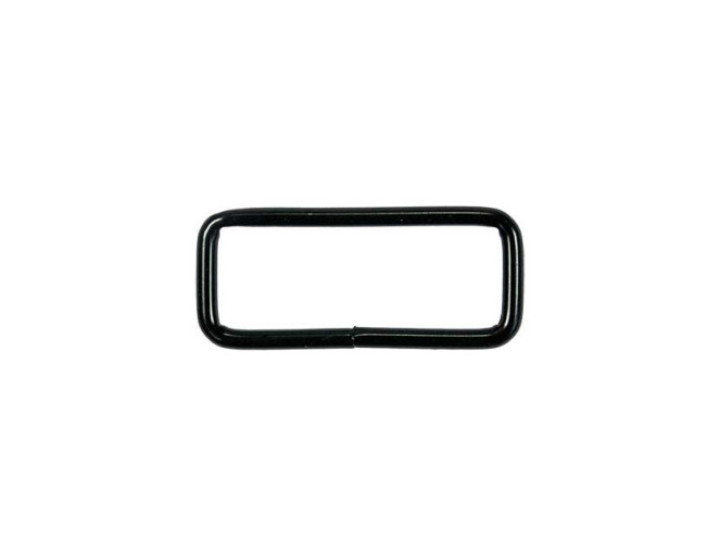 Metal loop - rectangle Black | 4 sizes