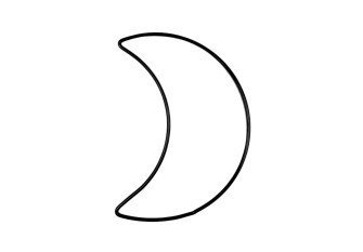 Metal moon mould | 2 colours