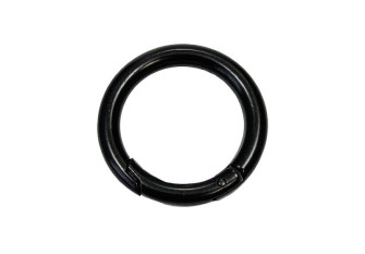 Žiedas rankinei su įpjova Juoda 32mm Žiedas rankinei su įpjova Juoda 32mm