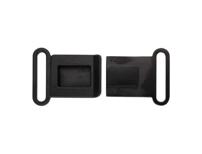Plastikinis / Metalinis Užsegimas Juodas 40mm pigiau