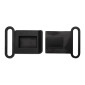 Plastikinis / Metalinis Užsegimas Juodas 40mm pigiau