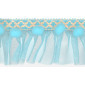 Pom pom ribbon with tulle 50mm | 5 colours pigiau