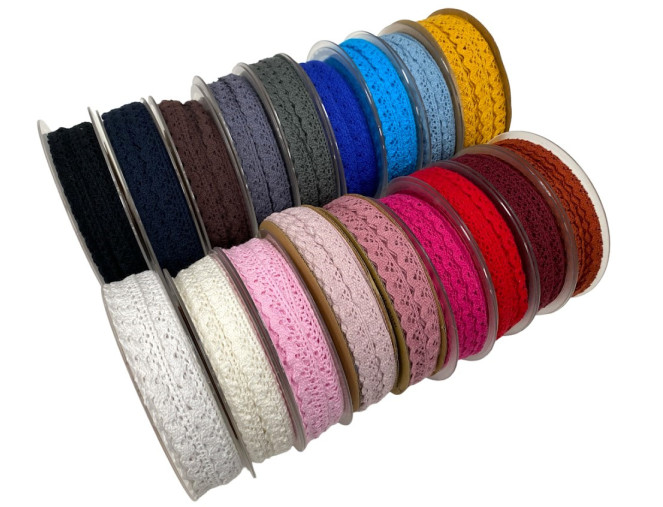 Cotton lace 15mm | 18 colours