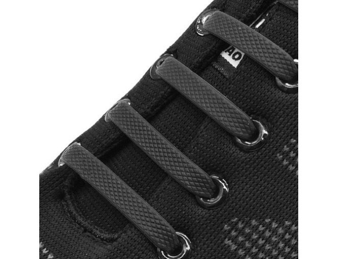 Silikoniniai elastiniai batraiščiai Juodi | 16vnt internetu