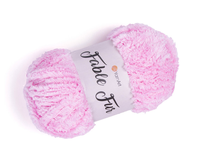 Fable fur 100gr | 100m - 977 Rožinė