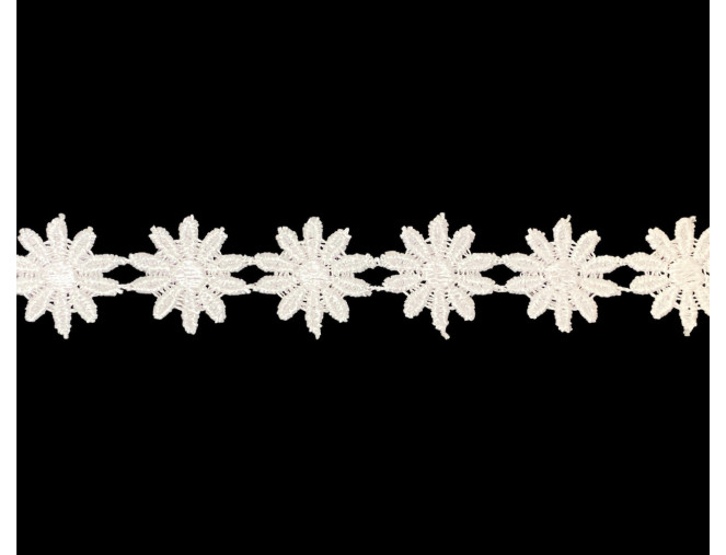 Nėrinys 25mm Baltas