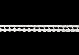 Cotton lace 10mm White