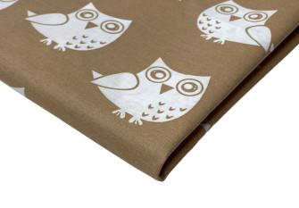 Cotton - canvas Owls