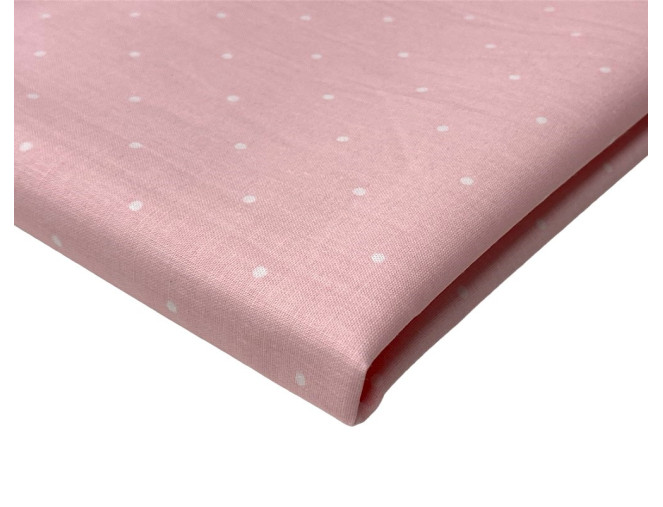 Cotton - canvas Polka dots in pink
