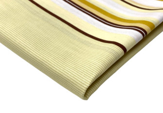 Cotton - Canvas Striped Yellow