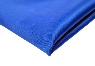 Thicker satin fabric Blue