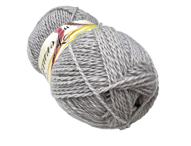 Vernit yarn Light grey pigiau