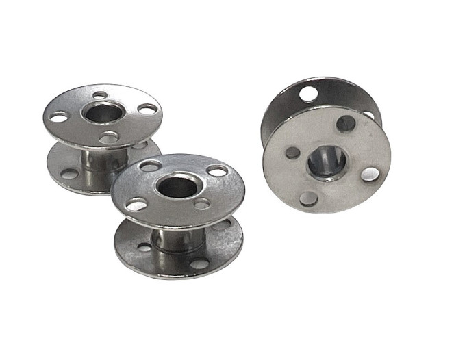 Metal coil with holes