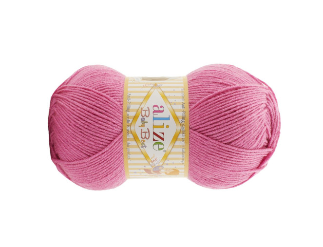 Alize baby best 157 Rožinė