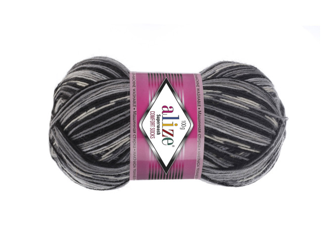 Alize Comfort Socks 2695-pilki atspalviai