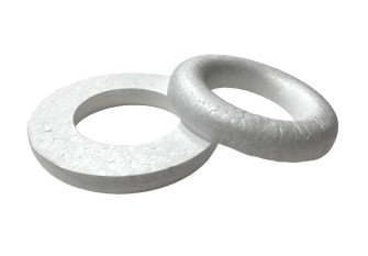 Foam half wreath 150mm | 2pcs