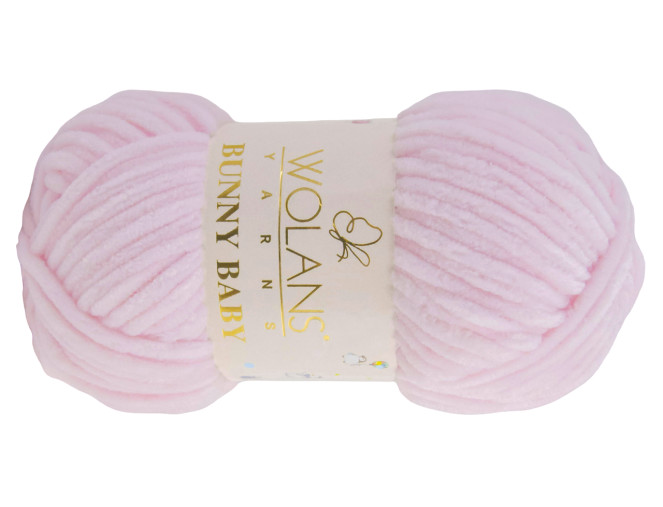 Wolans Yarns Bunny Baby 100g | 120m -10004 Rožinė