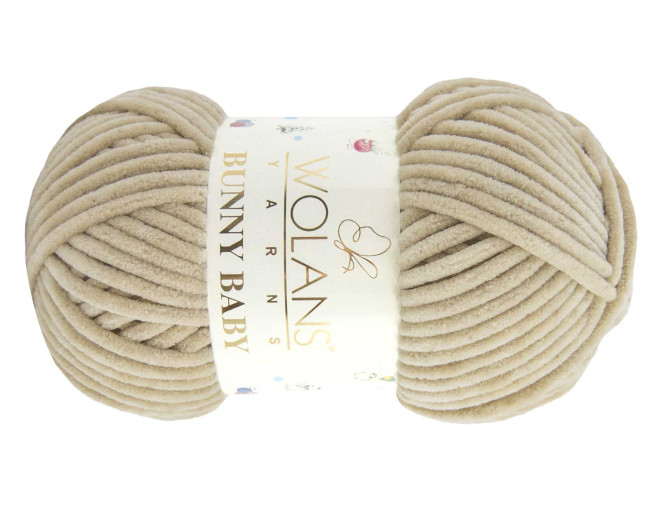 Wolans Yarns Bunny Baby 100g | 120m -10045 Smėlio