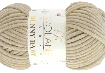 Wolans Yarns Bunny Baby 100g | 120m -10045 Smėlio