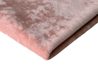 Medvilninis veliūras Nude pink