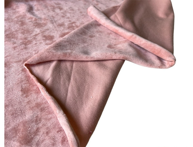 Medvilninis veliūras Nude pink pigiau