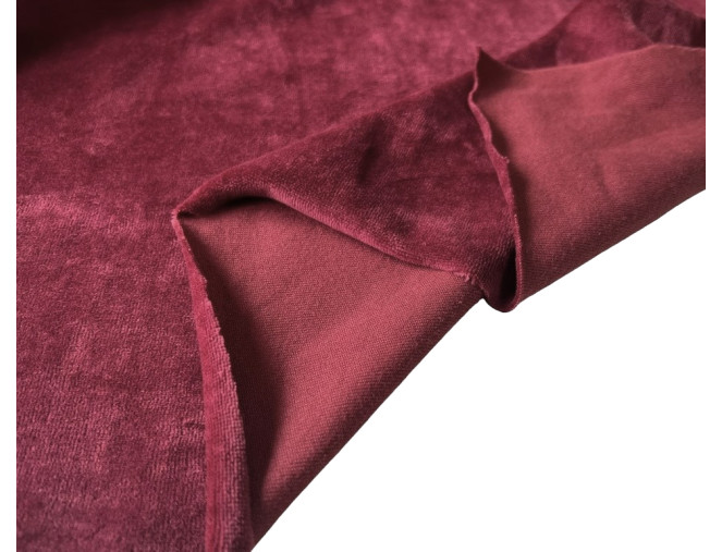 Medvilninis veliūras Bordo pigiau