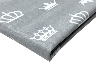 Cotton - canvas in Crown grey