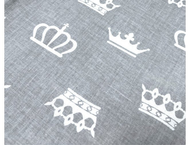 Cotton - canvas in Crown grey pigiau
