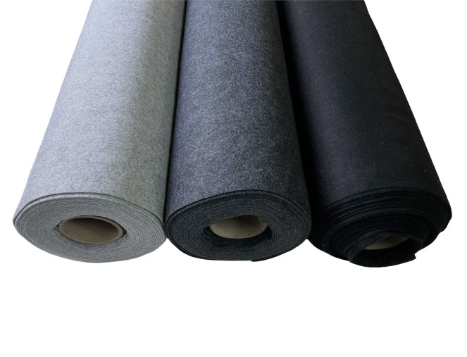 Measurable felt (felt) 3mm with wool | 3 colours