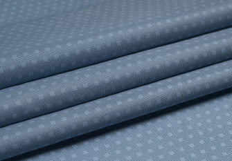 Viscose lining Denim blue checks