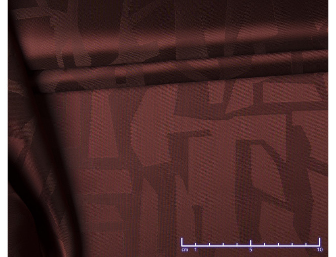 Viscose lining Bordeaux patterns pigiau
