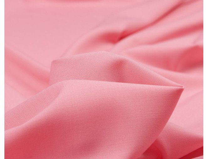 Vilnonis audinys su elastanu Rožinis