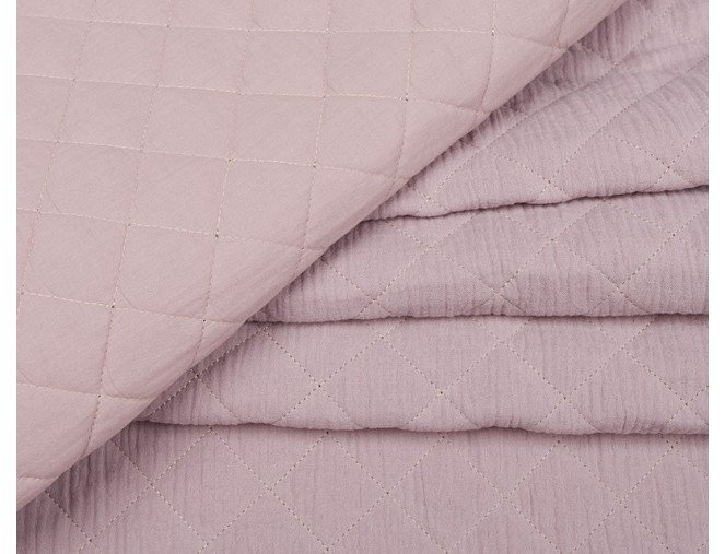 Dusty pink reversible muslin