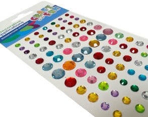 Adhesive crystals Coloured 6-12mm Adhesive crystals Coloured 6-12mm