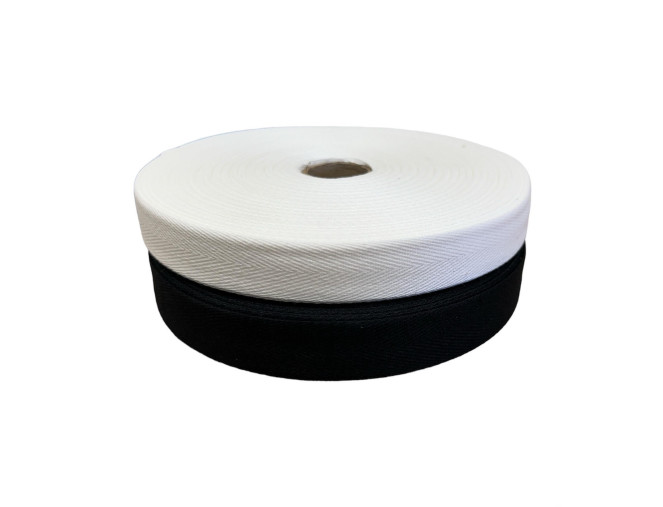 Cotton ribbon 20mm 50m | 2 colours