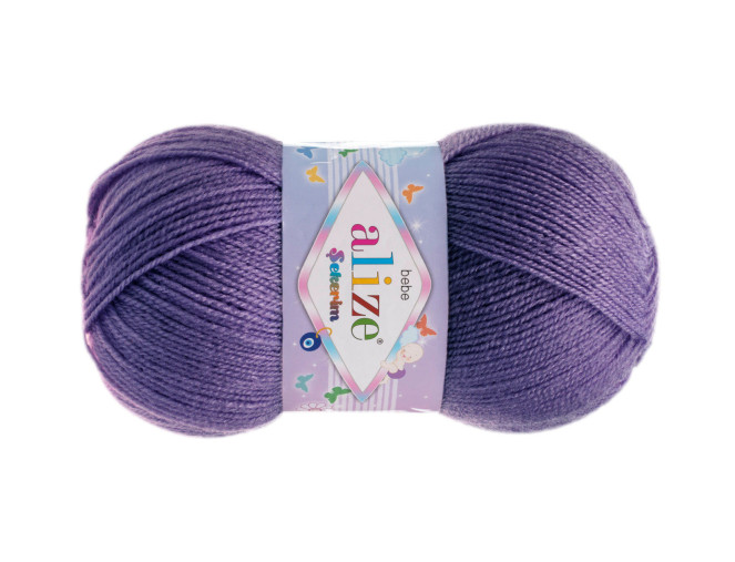 Alize Sekerim Bebe 100g | 320m - 851 Violetinė