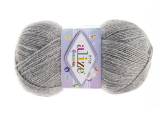 Alize Sekerim Bebe 100g | 320m - 21 Pilka