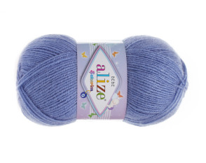 Alize Sekerim Bebe 100g | 320m - 112 Šviesiai mėlyna