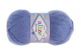 Alize Sekerim Bebe 100g | 320m - 112 Šviesiai mėlyna