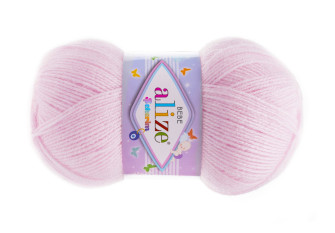 Alize Sekerim Bebe 100g | 320m - 185 Šviesiai rožinė