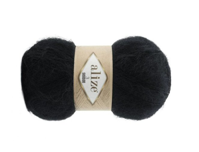 Alize 3 seasons 100g | 500m - 60 Juoda