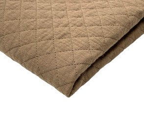 Double-sided, quilted muslin Cappuccino