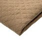 Double-sided, quilted muslin Cappuccino