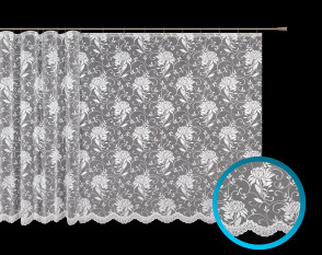 Jacquard curtains measured 250cm. Jacquard curtains measured 250cm.