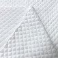 Double-sided, quilted muslin White pigiau