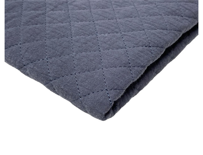 Dvipusis, dygsniuotas muslinas Pilkas