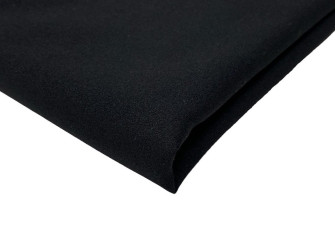 Chiffon with elastane Black